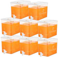 8 Pack Drink Dispenser for Fridge with Spigot, 2 Gallon