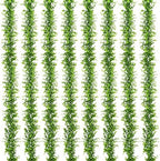 8 Pack Eucalyptus Garland 48Ft Fake Vines Artificial Greenery Garland