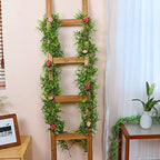 8 Pack Eucalyptus Garland 48Ft Fake Vines Artificial Greenery Garland, alternate view 6