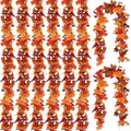 8 Pack Fall Leaf Garland, Hanging Fall Vines Autumn Garland Artificial Maple Fall Leaves Thanksgiving Decor for
