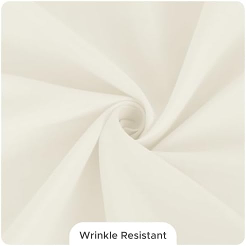 8 Pack Ivory Round Tablecloths 70 Inch for 36"-48" Tables in Ivory, alternate view 7