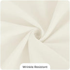 8 Pack Ivory Tablecloths 60x102 Inch for 6 Ft Rectangle Tables in 60x102 Inch in Ivory, alternate view 7