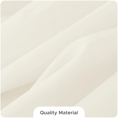 8 Pack Ivory Tablecloths 90x132 Inch for 6 Foot Rectangle Tables in 90x132 Inch in Ivory, alternate view 3