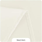 8 Pack Ivory Tablecloths 90x132 Inch for 6 Foot Rectangle Tables in 90x132 Inch in Ivory, alternate view 4