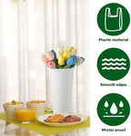 8 Pack Modern Round Vases Flower Buckets, 9.84 Inch Plastic Floral Flower Vases for Centerpieces Floral Display, alternate
