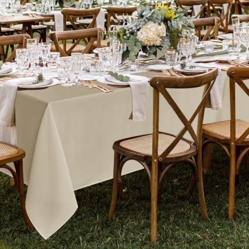 8 Pack Nature Tablecloths 60x102 Inch for 6 Ft Rectangle Tables in 60x102 Inch in Nature, alternate view 2