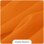 8 Pack Orange Tablecloths 70x108 Inch for 6 Ft Rectangle Tables in 70x108 Inch in Orange, alternate view 3