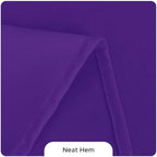 8 Pack Purple Tablecloths 70x108 Inch for 6 Ft Rectangle Tables in 70x108 Inch in Purple, alternate view 4