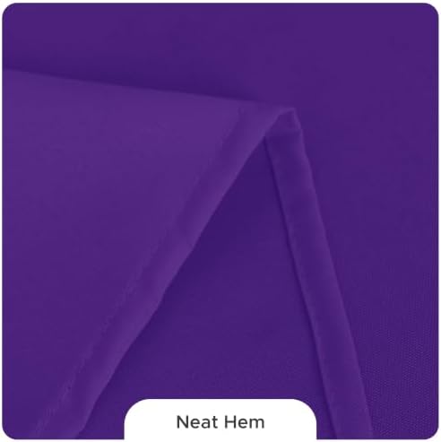 8 Pack Purple Tablecloths 70x120 Inch for 6-8 Ft Rectangle Tables in 70x120 Inch in Purple, alternate view 4