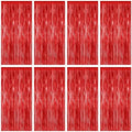 8 Pack Red Valentines Christmas Foil Curtain Streamer Decorations