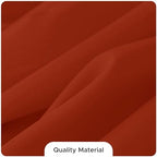 8 Pack Rust Tablecloths 70x108 Inch for 6 Ft Rectangle Tables in 70x108 Inch in Rust, alternate view 7