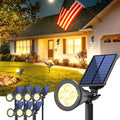 8 Pack Solar Spot Lights Outdoor Waterproof with Focus Beam