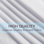8 Pack White Round Spandex Tablecloths for 60 inch Table, 120 Inch Spandex Fitted Tablecloths, Wrinkle Free, alternate view 6