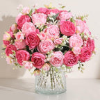 8 Packs Peonies Artificial Flowers Faux Peony Bouquet Fake Peonies Flower for Vase Silk Peony Floral