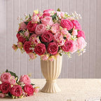 8 Packs Peonies Artificial Flowers Faux Peony Bouquet Fake Peonies Flower for Vase Silk Peony Floral, alternate view 3