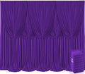 8 Panels Purple Backdrop Curtains for Wedding Party Wrinkle Free Backdrops Curtain Drapes Fabric Decorations