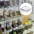 8 Pcs Acrylic Display Block Clear Cube 4 x 4 x 1 Inch, Photo Props in 4 x 4 x 1 Inch in clear, alternate view 5