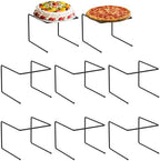 8 Pcs Pizza Table Stand Holder, Pizza Display Stands, for Home, Party in Black