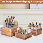 8 PCS Wooden Buffet Risers, Ruistic Food Risers for Buffet Table, Cupcake Dessert Display Stand, Catering, alternate view 5