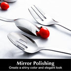 8 piece Large Hostess Serving Utensils Set,18/10 Stainless Steel in Silver, alternate view 5