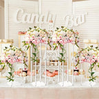8 Pieces Acrylic Wedding Centerpieces Flower Stand, 20 Inch in 28 Inch in Clear, alternate view 2