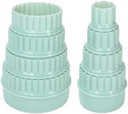 8 Pieces Stacker Display Stands for Pyrex Mixed Cinderella Bowls, Round Bowl Risers Separators Stacking Rings
