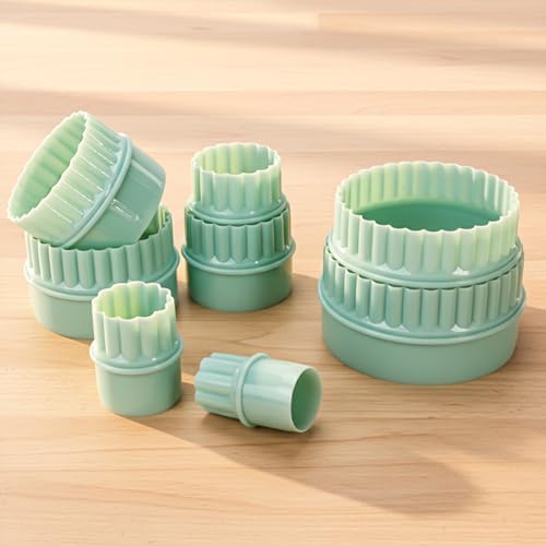 8 Pieces Stacker Display Stands for Pyrex Mixed Cinderella Bowls, Round Bowl Risers Separators Stacking Rings, alternate view