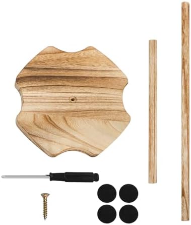 8 Pieces Wood Donut Stand, Bagel Stand Holder Display for Dessert Table, Detachable Rustic Donut Sticks Display, alternate
