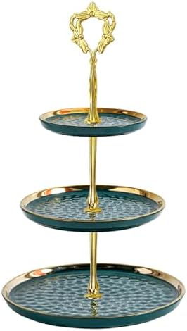 8 Sets 13.5’’ 3-Tier Cake Tray Stand Handle, Multi-Tier Metal Dessert Fruit Center Rod Heavy Duty Hardware, alternate view 5