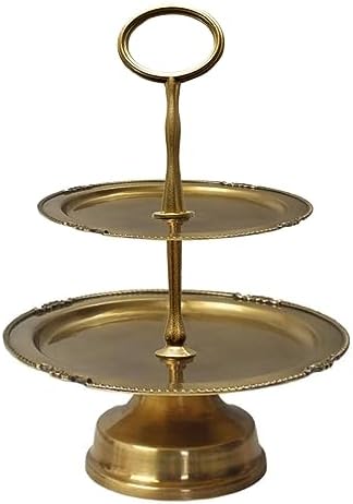 8 Sets 15’’ 3-Tier Cake Tray Stand Handle, Multi-Tier Metal Dessert Fruit Center Rod Heavy Duty Hardware Holder, alternate