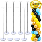 8 Sets Balloon Column Stand Kit, 7ft, Classic Metal