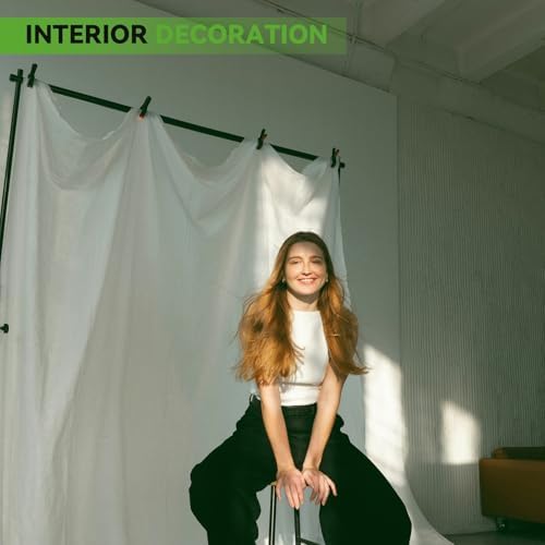 8'x10' Background Stand Backdrop Support System Set- Photo Video Muslin Studio Backdrop Stand with Carry Bag, alternate view