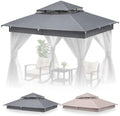 8'x8' Gazebo Replacement Double Canopy Top