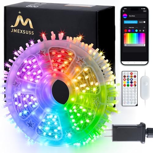 800 LED RGB String Light Outdoor Indoor, Halloween Lights Plug in