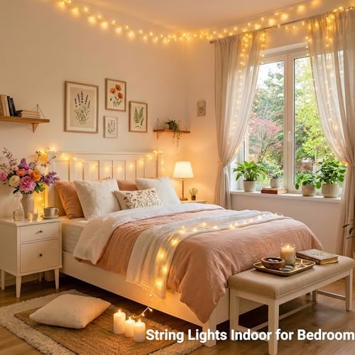 800 LED String Lights Indoor Outdoor Christmas Lights Plug in, alternate view 5