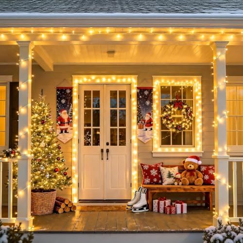 800 LED String Lights Indoor Outdoor Christmas Lights Plug in, alternate view 6