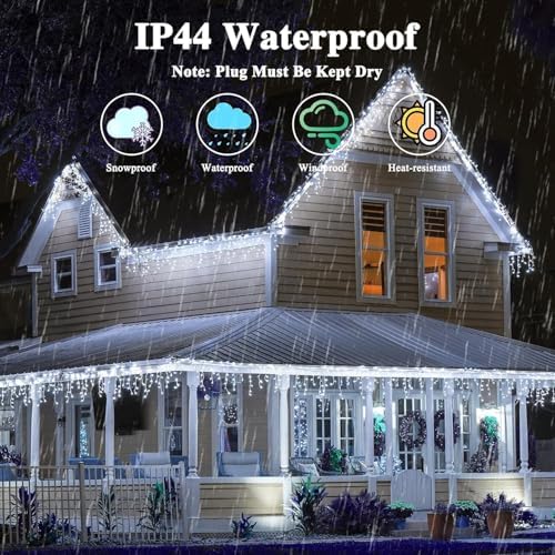 800LED 288Ft String Lights, Christmas Lights Indoor Outdoor, alternate view 4