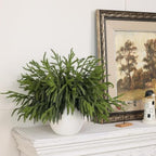 80Pcs 18"Lifelike Touch Artificial Christmas Norfolk Pine Branches for Vase, alternate view 5