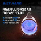 85,000 BTU Propane Torpedo Heater, Portable Forced Air Heater with Adjustable Output for Garage & Jobsite, CSA, alternate