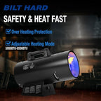 85,000 BTU Propane Torpedo Heater, Portable Forced Air Heater with Adjustable Output for Garage & Jobsite, CSA, alternate