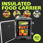 85 qt. Commercial-Grade Insulated Food Pan Carrier for 5 Full-Size Pans, End-Loading Non-Electrical Stackable, alternate view