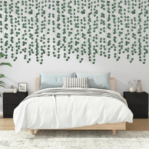 86 Feet 12 Strands Artificial Eucalyptus Leaf Plants Vine Hanging Eucalyptus Garland for Home Kitchen Office, alternate view