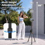 86" Light Stand Photography, Portable Reverse Folding Tripod Stand, alternate view 3