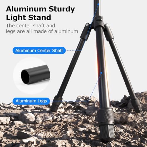 86" Light Stand Photography, Portable Reverse Folding Tripod Stand, alternate view 6