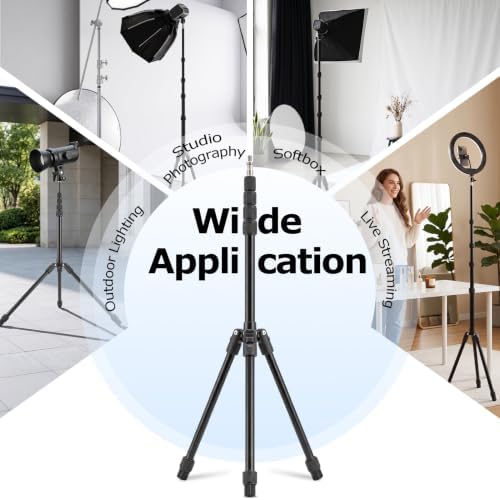 86" Light Stand Photography, Portable Reverse Folding Tripod Stand, alternate view 7