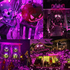 87.8FT 240 LED Linkable Purple Lights String Outdoor Plug in, alternate view 3