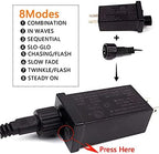 87.8FT 240 LED Linkable Purple Lights String Outdoor Plug in, alternate view 6