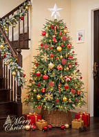 88pcs Red and Gold Christmas Ornaments Set, Christmas Tree Decorations, alternate view 4