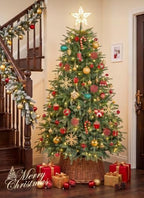 88pcs Red&Green&Gold Christmas Ornaments Set, Christmas Tree Decorations, alternate view 4