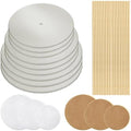 89 Pcs Cake Tier Stacking Kit 8, 6, 4 Inch Cake Boards in 4 Inch, 6 Inch, 8 Inch
